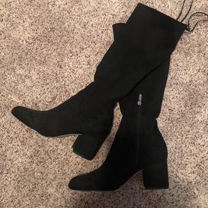 Sam Edelman Vinney Black Knee High Boot size 8.5